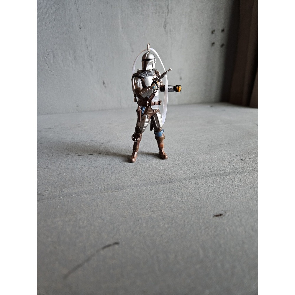 Star Wars Mandalorian Black Series Figure Jetpack Cape Custom Christmas Ornament
